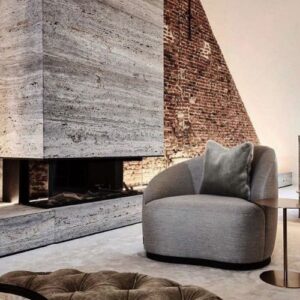 Silver Grey Travertine Marble