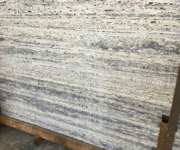 Silver Grey Travertine Marble