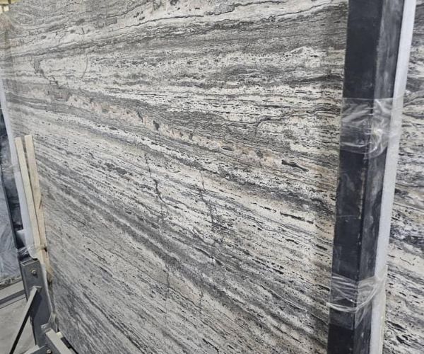 Silver Grey Travertine Marble