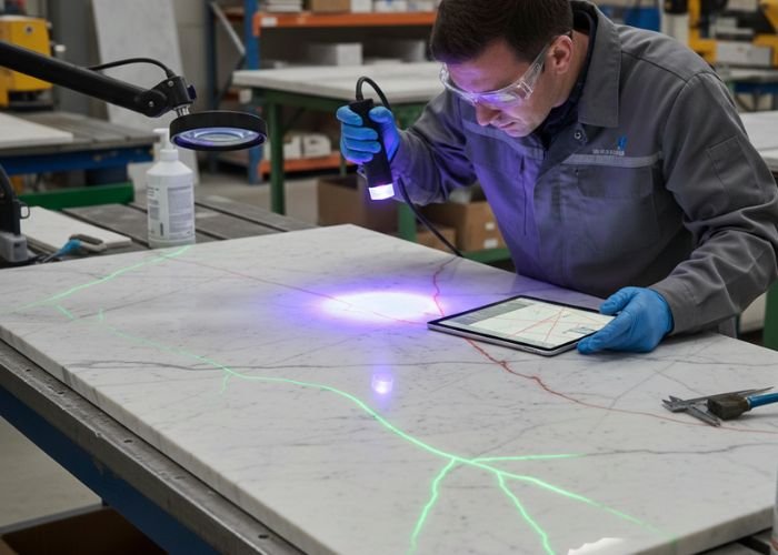 marble & granite Slab Inspection & Quality Checking