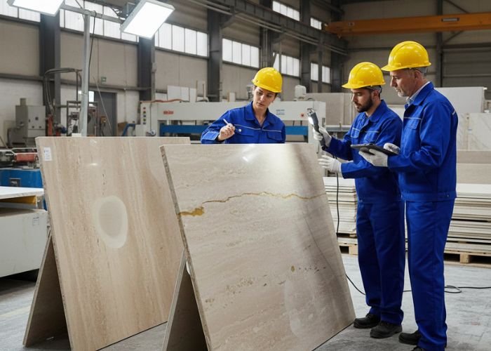 marble & granite Slab Inspection & Quality Checking
