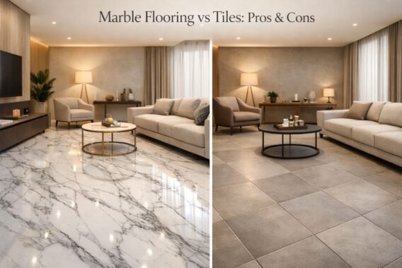 Marble Flooring vs Tiles: Pros & Cons – A Complete Guide