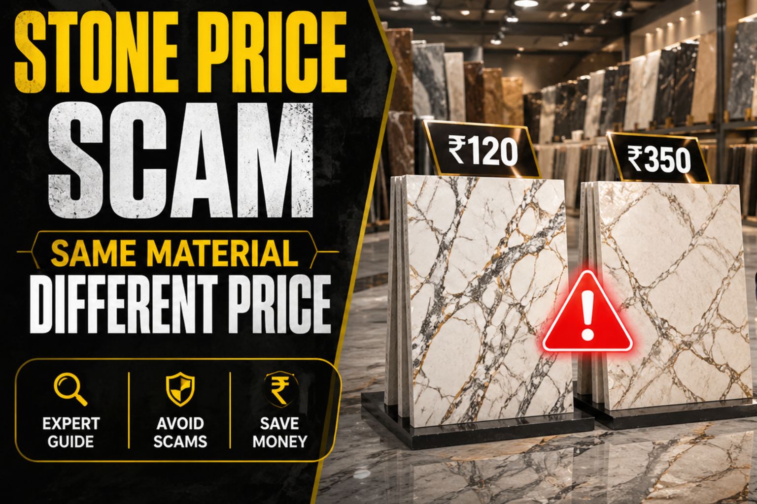 You are currently viewing Stone Price Scam: Same Material Different Price – Complete Guide