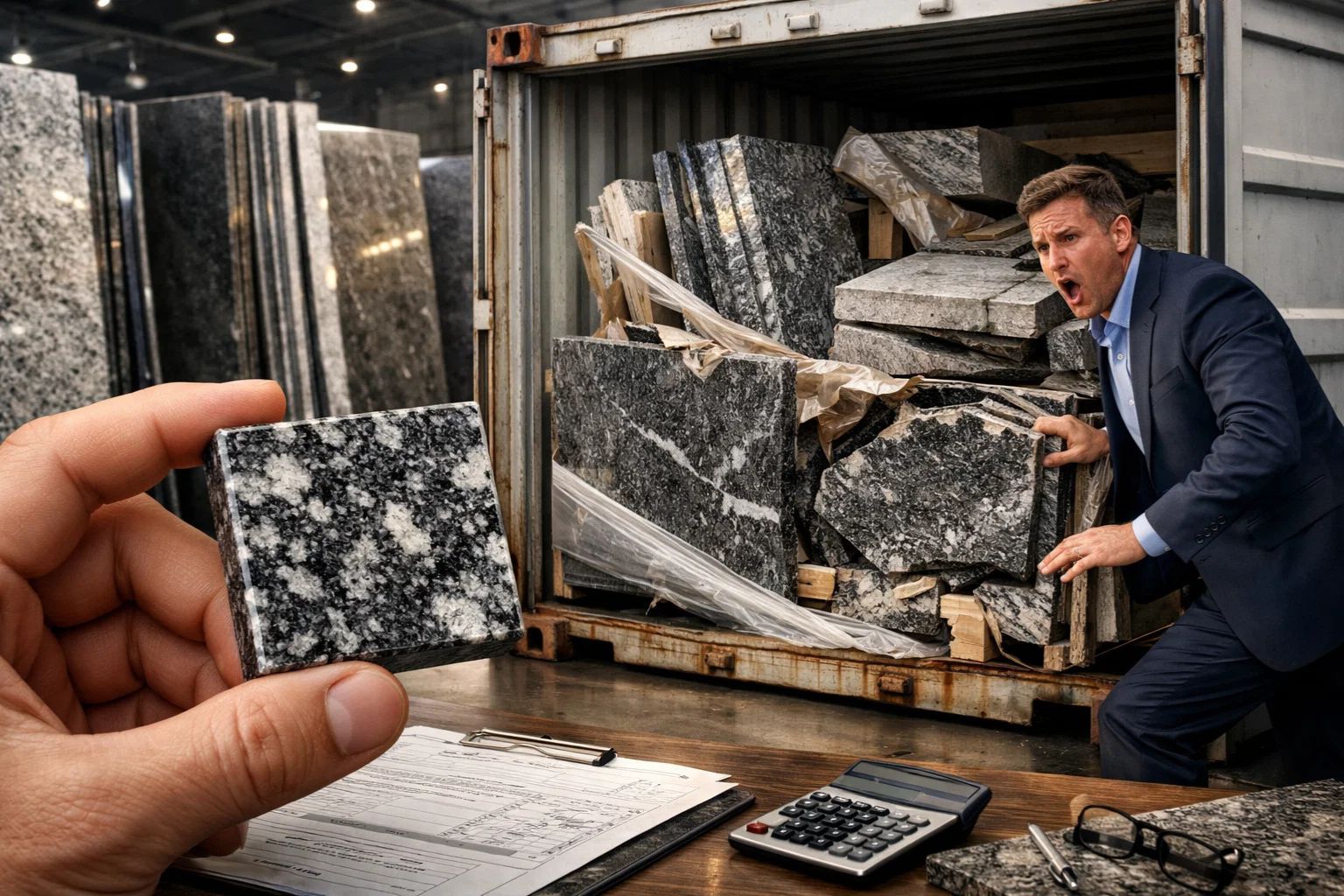 You are currently viewing Fake Granite Samples vs Actual Shipment – Export Scam Explained
