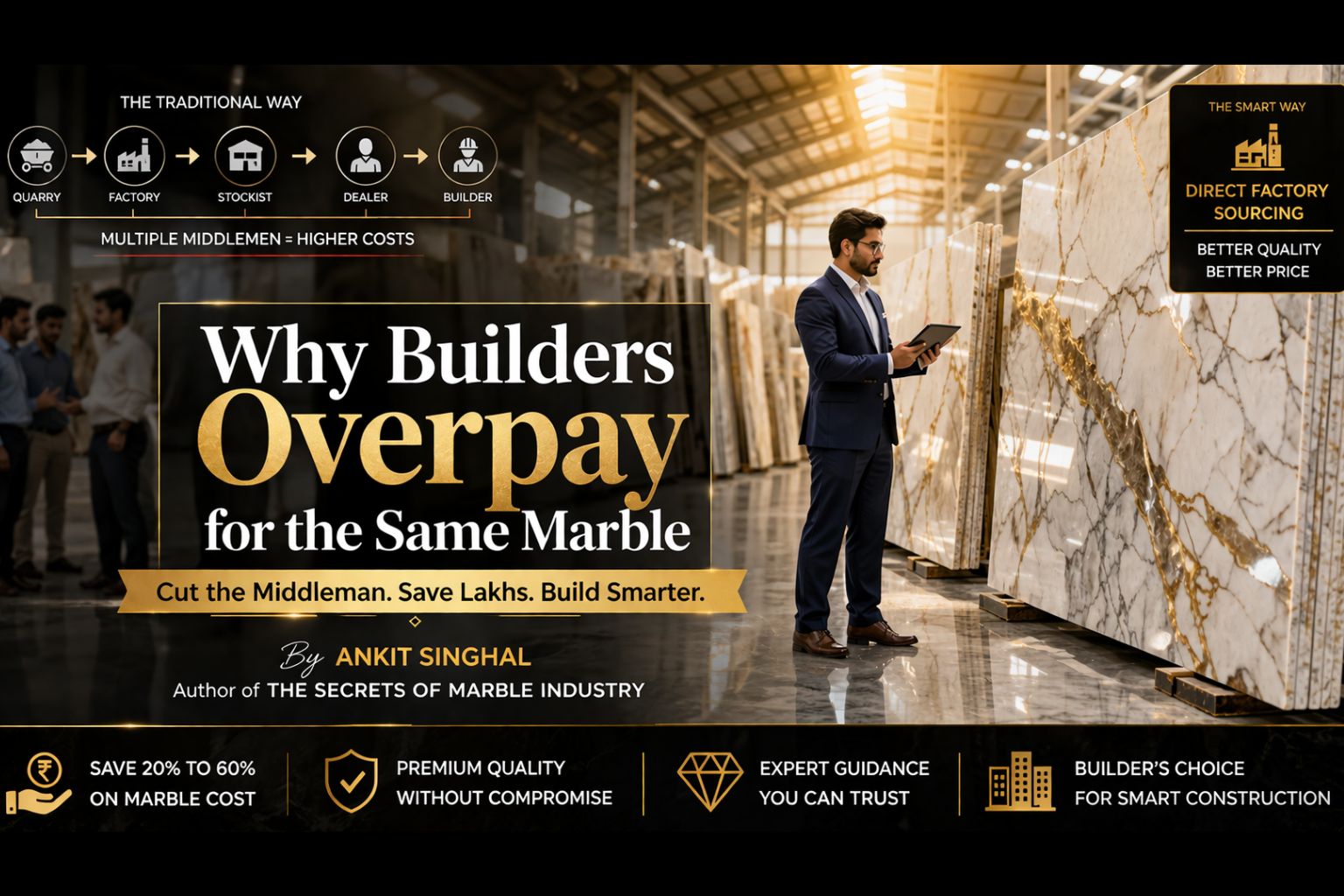You are currently viewing Why Builders Pay More for the Same Marble (Hidden Reason)
