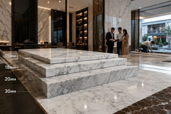 How Stone Thickness Affects Durability & Cost