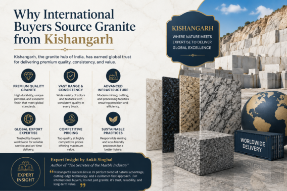 Why International Buyers Source Granite from Kishangarh | Global Granite Export Hub