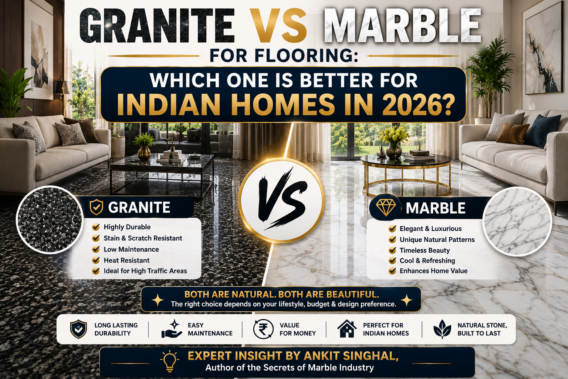 Granite vs Marble for Flooring: Which One Is Better for Indian Homes in 2026?