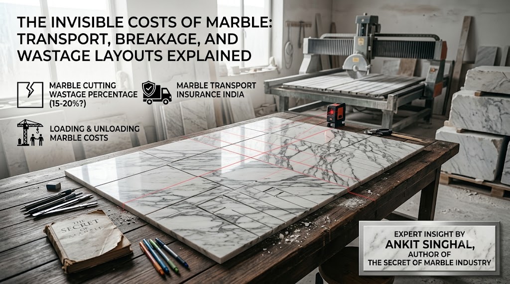 You are currently viewing The Invisible Costs of Marble: Transport, Breakage, and Wastage Layouts Explained