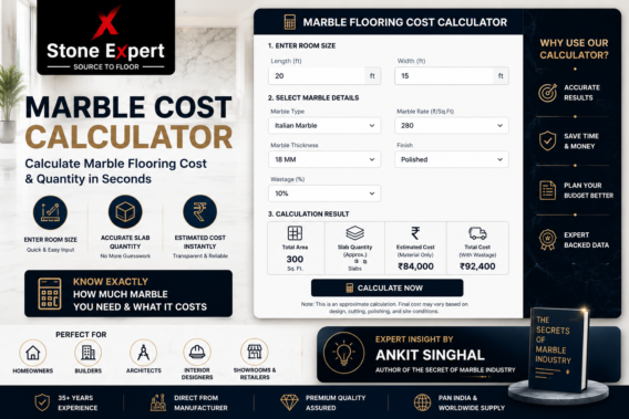 Marble Cost Calculator – Instantly Estimate Your Marble Flooring Cost