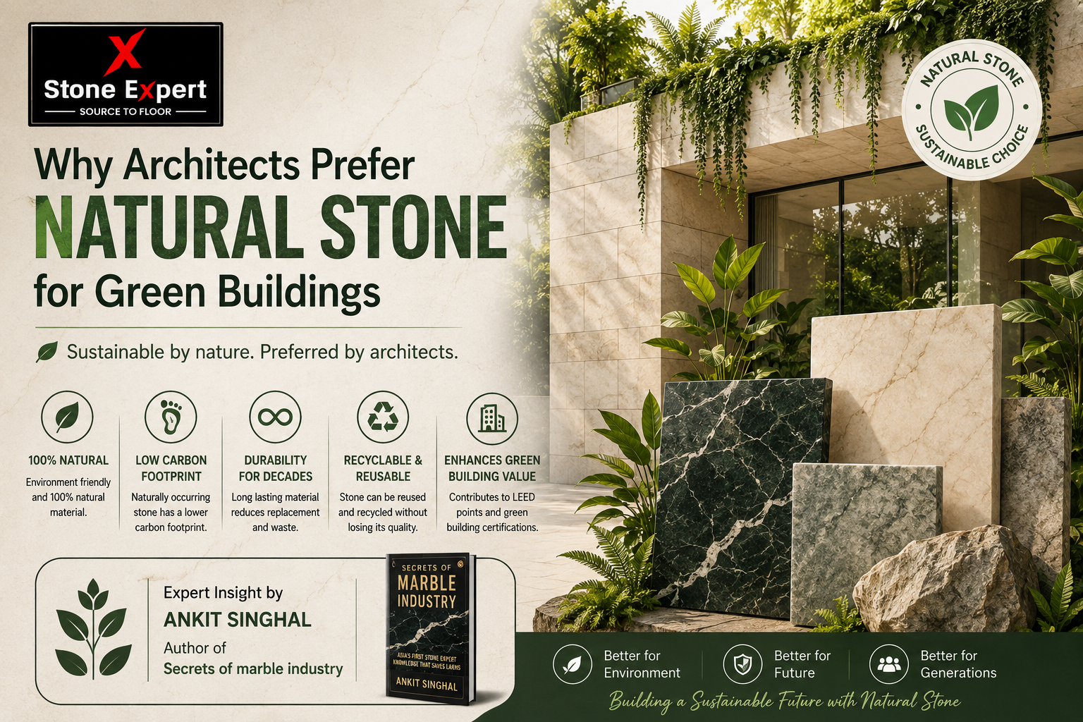 You are currently viewing Why Architects Prefer Natural Stone for Green Buildings