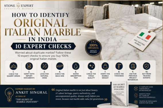 How to Identify Original Italian Marble in India – 10 Expert Checks